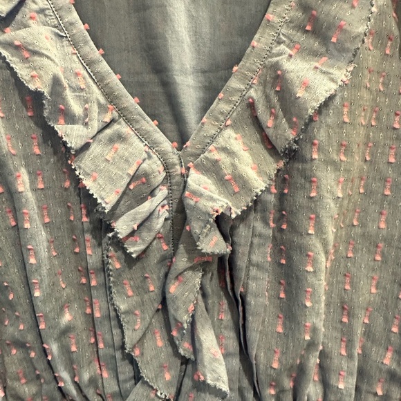 Blue Dress with Pink Stitching - NWT! - Picture 6 of 6